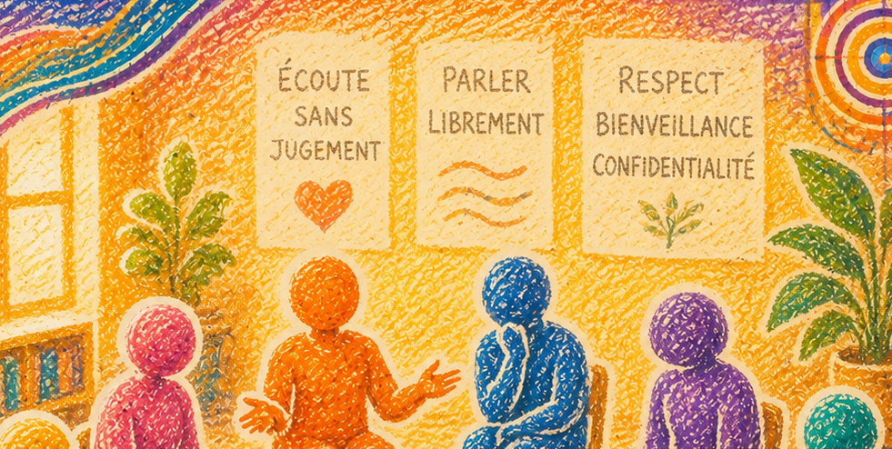affiches du groupe de parole